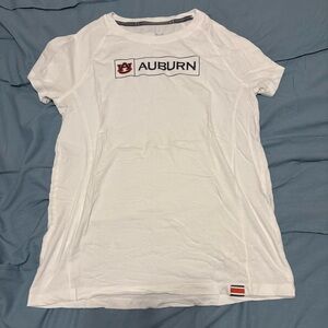 Auburn Under Armour White Short Sleeve Tee
